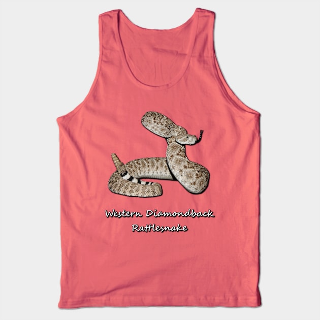 Western Diamondback Rattlesnake Tank Top by Paul Prints